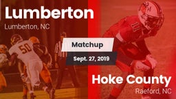 Matchup: Lumberton High vs. Hoke County  2019