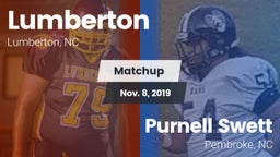 Matchup: Lumberton High vs. Purnell Swett  2019