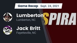 Recap: Lumberton  vs. Jack Britt  2021