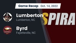 Recap: Lumberton  vs. Byrd  2022