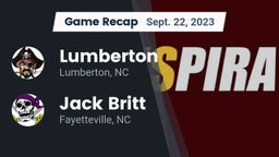 Recap: Lumberton  vs. Jack Britt  2023
