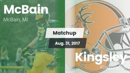 Matchup: McBain  vs. Kingsley  2017