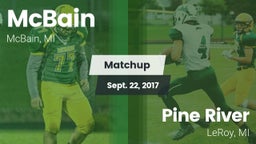 Matchup: McBain  vs. Pine River  2017