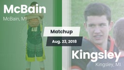 Matchup: McBain  vs. Kingsley  2018