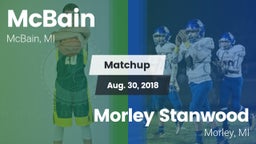 Matchup: McBain  vs. Morley Stanwood  2018