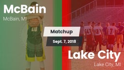 Matchup: McBain  vs. Lake City  2018