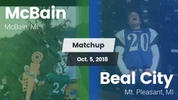 Matchup: McBain  vs. Beal City  2018