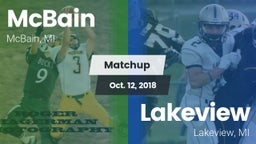 Matchup: McBain  vs. Lakeview  2018