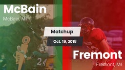 Matchup: McBain  vs. Fremont  2018
