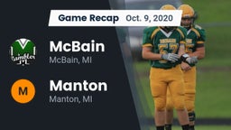 Recap: McBain  vs. Manton  2020