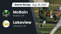 Recap: McBain  vs. Lakeview  2023