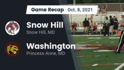 Recap: Snow Hill  vs. Washington  2021