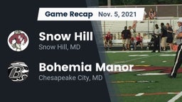 Recap: Snow Hill  vs. Bohemia Manor  2021