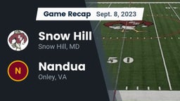 Recap: Snow Hill  vs. Nandua  2023