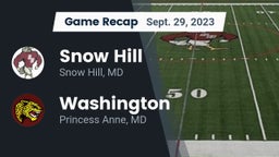 Recap: Snow Hill  vs. Washington  2023