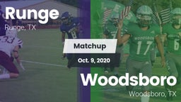 Matchup: Runge  vs. Woodsboro  2020