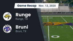 Recap: Runge  vs. Bruni  2020