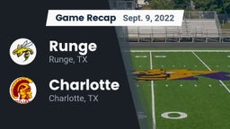 Recap: Runge  vs. Charlotte  2022