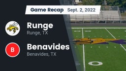 Recap: Runge  vs. Benavides  2022