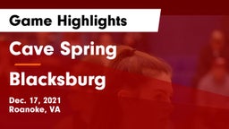 Cave Spring  vs Blacksburg  Game Highlights - Dec. 17, 2021
