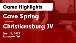 Cave Spring  vs Christiansburg JV Game Highlights - Jan. 24, 2023