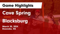 Cave Spring  vs Blacksburg  Game Highlights - March 20, 2024