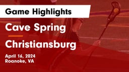 Cave Spring  vs Christiansburg Game Highlights - April 16, 2024