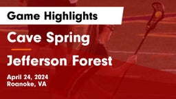 Cave Spring  vs Jefferson Forest  Game Highlights - April 24, 2024