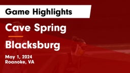 Cave Spring  vs Blacksburg  Game Highlights - May 1, 2024
