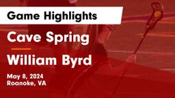 Cave Spring  vs William Byrd  Game Highlights - May 8, 2024