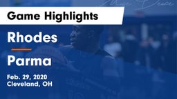 Rhodes  vs Parma  Game Highlights - Feb. 29, 2020