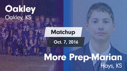 Matchup: Oakley  vs. More Prep-Marian  2016