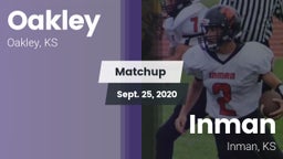 Matchup: Oakley  vs. Inman  2020