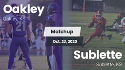 Matchup: Oakley  vs. Sublette  2020
