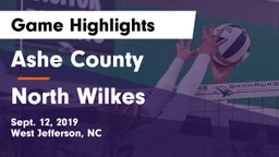 Ashe County  vs North Wilkes  Game Highlights - Sept. 12, 2019