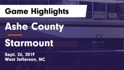 Ashe County  vs Starmount  Game Highlights - Sept. 26, 2019