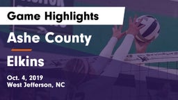 Ashe County  vs Elkins  Game Highlights - Oct. 4, 2019