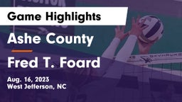 Ashe County  vs Fred T. Foard Game Highlights - Aug. 16, 2023