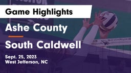 Ashe County  vs South Caldwell  Game Highlights - Sept. 25, 2023