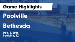 Poolville  vs Bethesda Game Highlights - Dec. 6, 2018