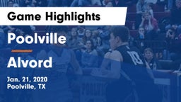Poolville  vs Alvord  Game Highlights - Jan. 21, 2020