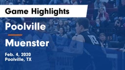 Poolville  vs Muenster  Game Highlights - Feb. 4, 2020