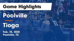 Poolville  vs Tioga  Game Highlights - Feb. 25, 2020