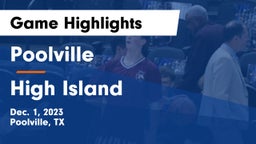 Poolville  vs High Island Game Highlights - Dec. 1, 2023