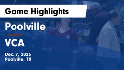 Poolville  vs VCA Game Highlights - Dec. 7, 2023