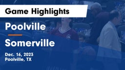 Poolville  vs Somerville  Game Highlights - Dec. 16, 2023
