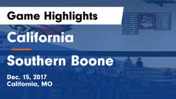 California  vs Southern Boone  Game Highlights - Dec. 15, 2017