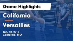 California  vs Versailles  Game Highlights - Jan. 18, 2019