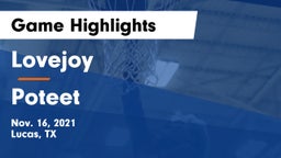 Lovejoy  vs Poteet  Game Highlights - Nov. 16, 2021