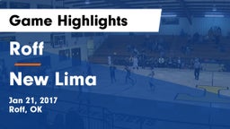 Roff  vs New Lima Game Highlights - Jan 21, 2017